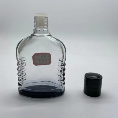 Hot Sale 100ml Aftershave Splash Black Glass Bottle for Men