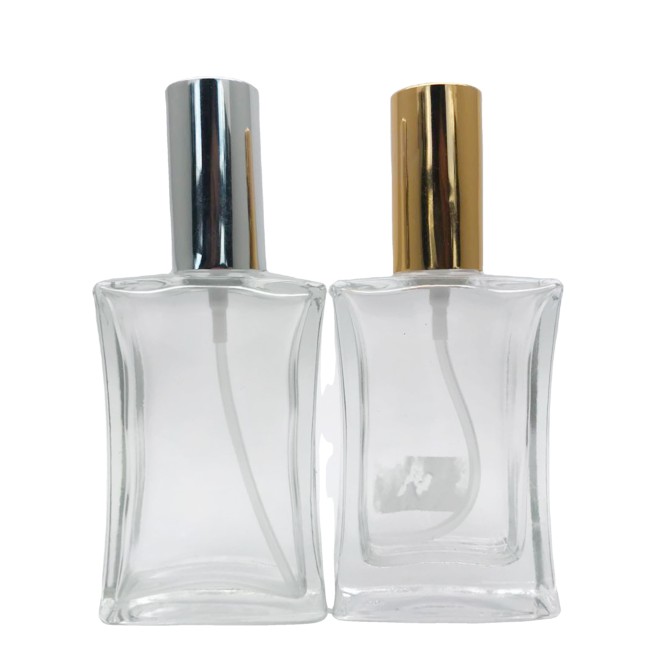 Empty Square Glass Bottle Perfume 50ml
