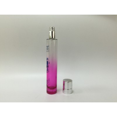30ml Cylinder Screw Perfume Glass Bottle for Women