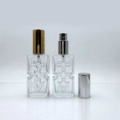 Customized Bottle Body Pattern Perfume Glass Bottle 30ml