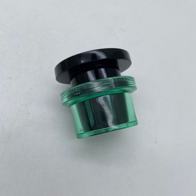 100 مل زجاجة زجاجية رذاذ عطر جولة واضحة