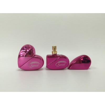 30ml 50ml Heart Shaped Atomizer Perfume Glass Bottle