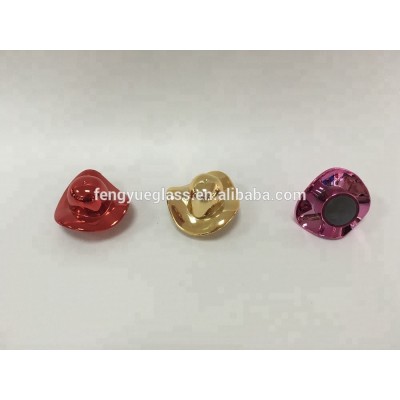 30ml Colorful Women Body Shaped Perfume Glass Bottle with Hat Cap