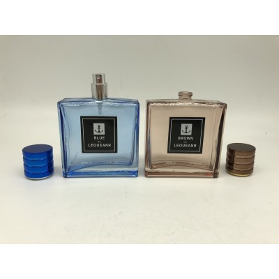 100 مل زجاجة عطر رجل ملونة