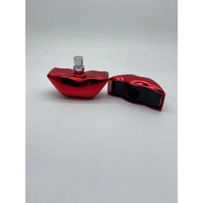 30ml 60ml Sexy Lips Shape Perfume Glass Bottle