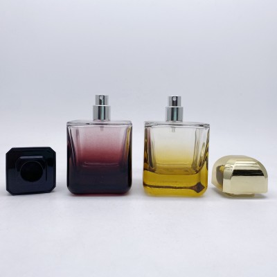 30ML 50ML 100ML Perfume Glass square Bottle