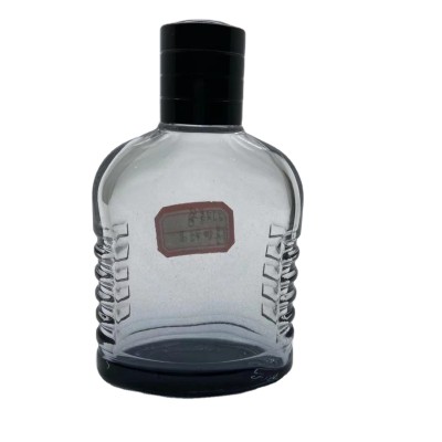 Hot Sale 100ml Aftershave Splash Black Glass Bottle for Men