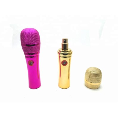 50ml Unique Shaped Microphone Mist Spray Perfume Glass Bottle