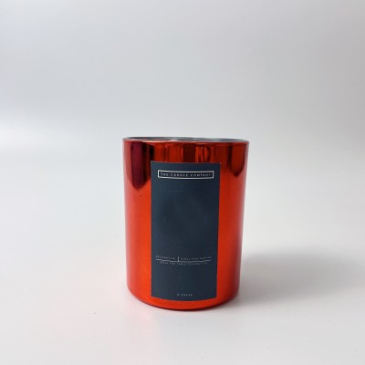 Wholesale Luxury Electroplated Candle Container Unique Candle Christmas Jars for Home Direction