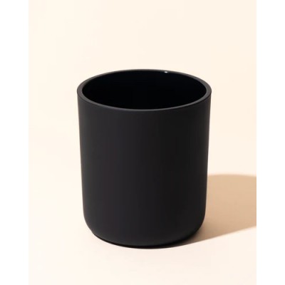 Wholesale Customized Luxury 8OZ 12OZ 16OZ Black Amber White  Empty Glass Candle Jars for Candle Making With Lid