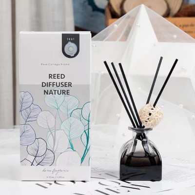 Wholesale Rattan Reed Sticks Home Fragrance Diffuser Empty Reed Diffuser Glass Bottle