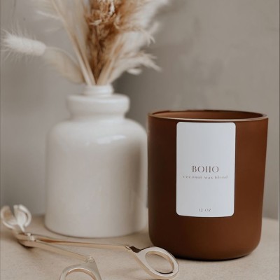 Wholesale Customized Luxury Empty Glass Candle Jars for Men Collection Luxury Candle Jars With Lids and Custom Packaging