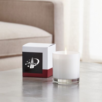 Luxury Aroma Soy Wax Clear Scented Candle Glass Holder Candle Jar With Custom Packaging Gift Set