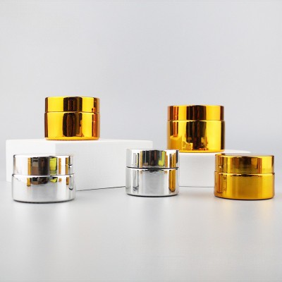 UV30g كلاسيكي زجاج مستدير زجاجة الطلاء الكهربائي 50g منتجات العناية بالبشرة د 20g العين الفضة