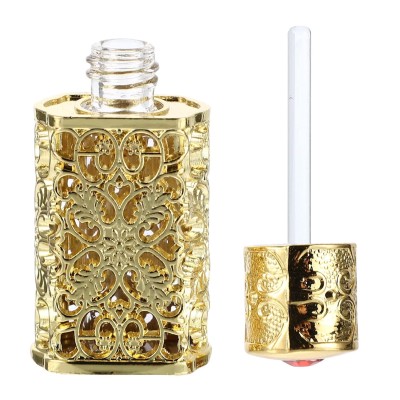 3ml 6ml 12ml زجاجة عطر كرة الأسطوانة 6ml لفة زجاجية على زجاجة عطار مع تصميم