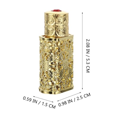 3ml 6ml 12ml زجاجة عطر كرة الأسطوانة 6ml لفة زجاجية على زجاجة عطار مع تصميم