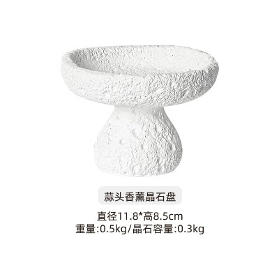 New Nordic Style Home Decorative Crafts Candle Holder Non-fire Expanding Incense Stone Container Cement Aromatherapy Cup