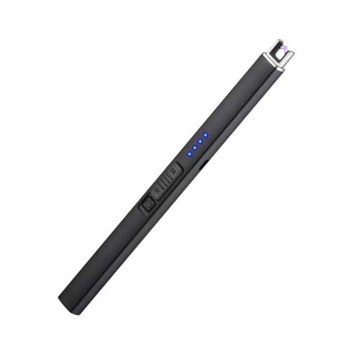 Vintage Custom Logo Smart Refillable Smoking Kitchen Lighter Rechargeable USB Charge ARC for Candle