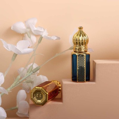 3ml 6ml 12ml زجاجة عطر كرة الأسطوانة 6ml لفة زجاجية على زجاجة عطار مع تصميم