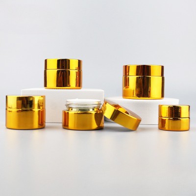 UV30g كلاسيكي زجاج مستدير زجاجة الطلاء الكهربائي 50g منتجات العناية بالبشرة د 20g العين الفضة