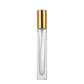 زجاجة 3ml 2ml 5ml 8ml 10ml واضح أنبوب قنيرة فارغة عطر رش ميني اختبار زجاجات زجاجية مع الأغطية الذهبية