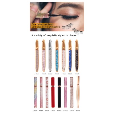 Wholesale Waterproof Magic Eyeliner Pencil Vegan Eyelash Glue Pen for Eye Makeup with Custom Logo Chemical Ingredient
