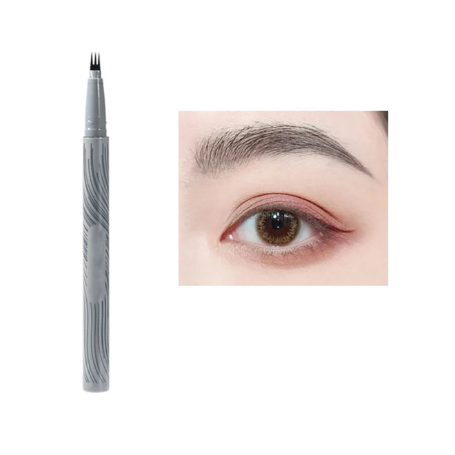 Free Hand Thrush Eyeliner Pencil Extremely Fine Pen for Lower Eyelashes Silkworm Makeup Water Eyebrow Pencil with Plastic Tubes
