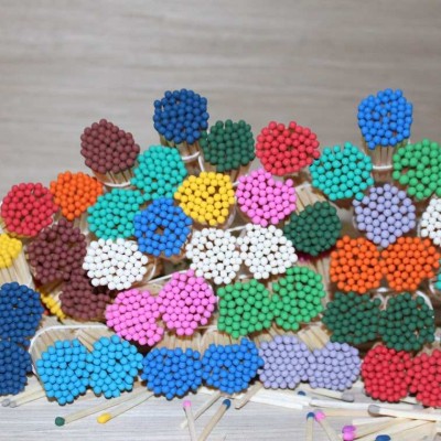 Personalized Decorative Packing Large Household Matches Tube Candle Matches   for Candles Wholesale Long Custom Matches