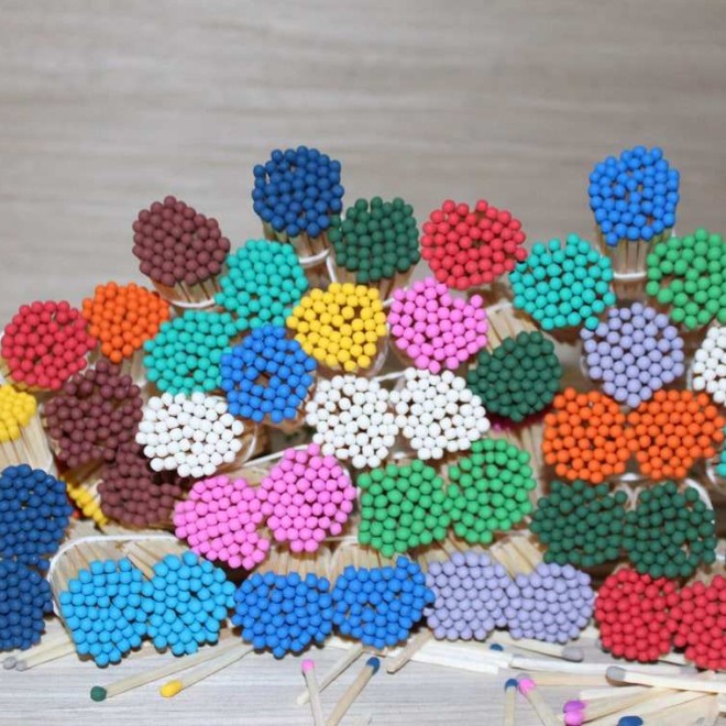 Personalized Decorative Packing Large Household Matches Tube Candle Matches   for Candles Wholesale Long Custom Matches
