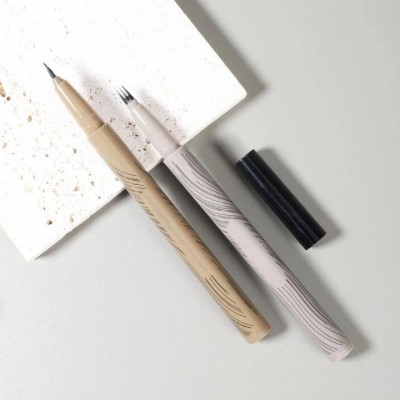 Free Hand Thrush Eyeliner Pencil Extremely Fine Pen for Lower Eyelashes Silkworm Makeup Water Eyebrow Pencil with Plastic Tubes