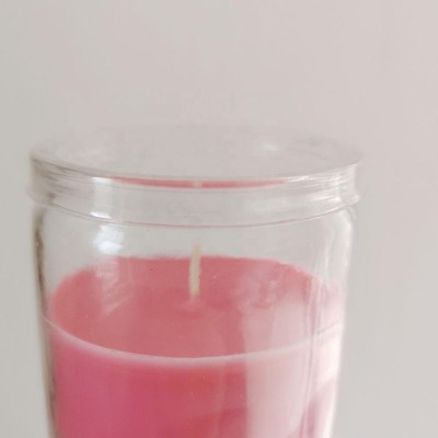 Cylinder Blister Cover Accessory Plastic Flip Top Cap Jars for Candles & Fragrances
