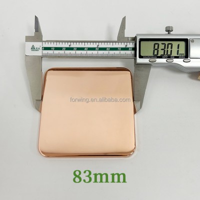 Square Metal Candle Lid Accept Custom Color square Glass Jar Lid Dust Decorative Covers