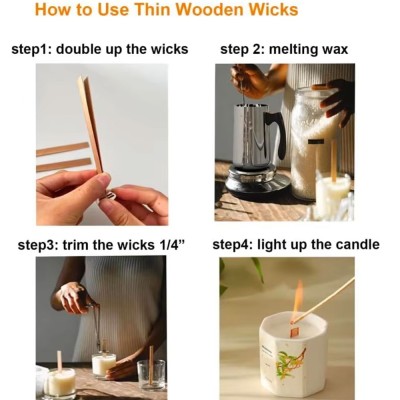 Scented Candle Making Kit Handmade Tools Gifts Multi Style Eco Friendly Candle Wicks Metal Base Nano Dots Tape Acrylic Stickers