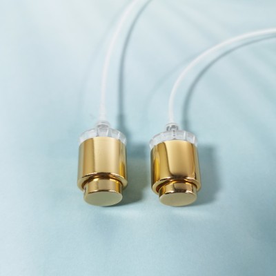 اكسسوارات العطور الفاخرة مستديرة مربع زجاج عطر رشاشة مع الذهب الفضة اللون الأسود