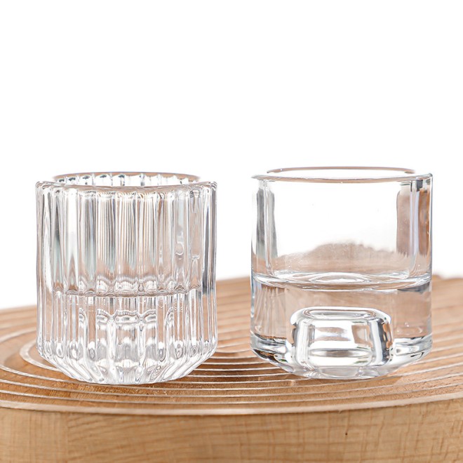 New Ins Candle Cup Empty Home Bedroom Light Luxury Atmosphere Ornaments DIY Non-fire Aromatherapy Glass Hold