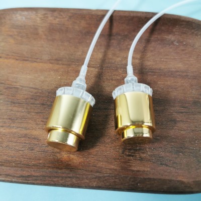 اكسسوارات العطور الفاخرة مستديرة مربع زجاج عطر رشاشة مع الذهب الفضة اللون الأسود