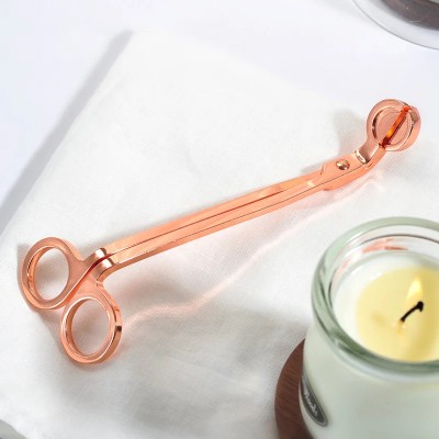 Stainless Steel Candle Wick Trimmer Scissors Handmade Candle Making Trim Wick Cutter Clipper Candle Extinguishing Tool