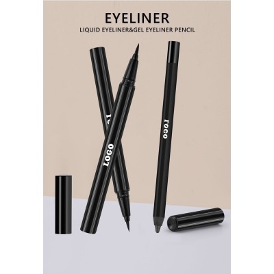 Custom OEM & ODM Private Label Gel Liquid Eyeliner Long-lasting Beauty Eye Makeup with Stick Mineral Ingredients